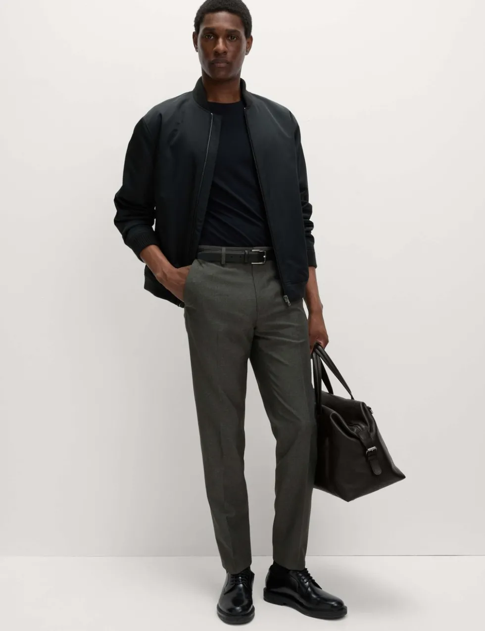 Slim Fit Smart Trousers