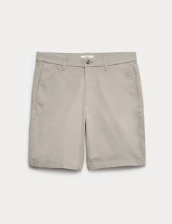Slim Fit Stretch Chino Shorts