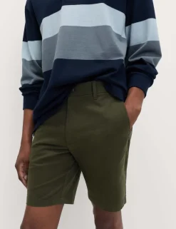 Slim Fit Stretch Chino Shorts