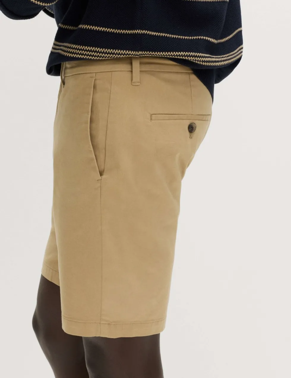 Slim Fit Stretch Chino Shorts
