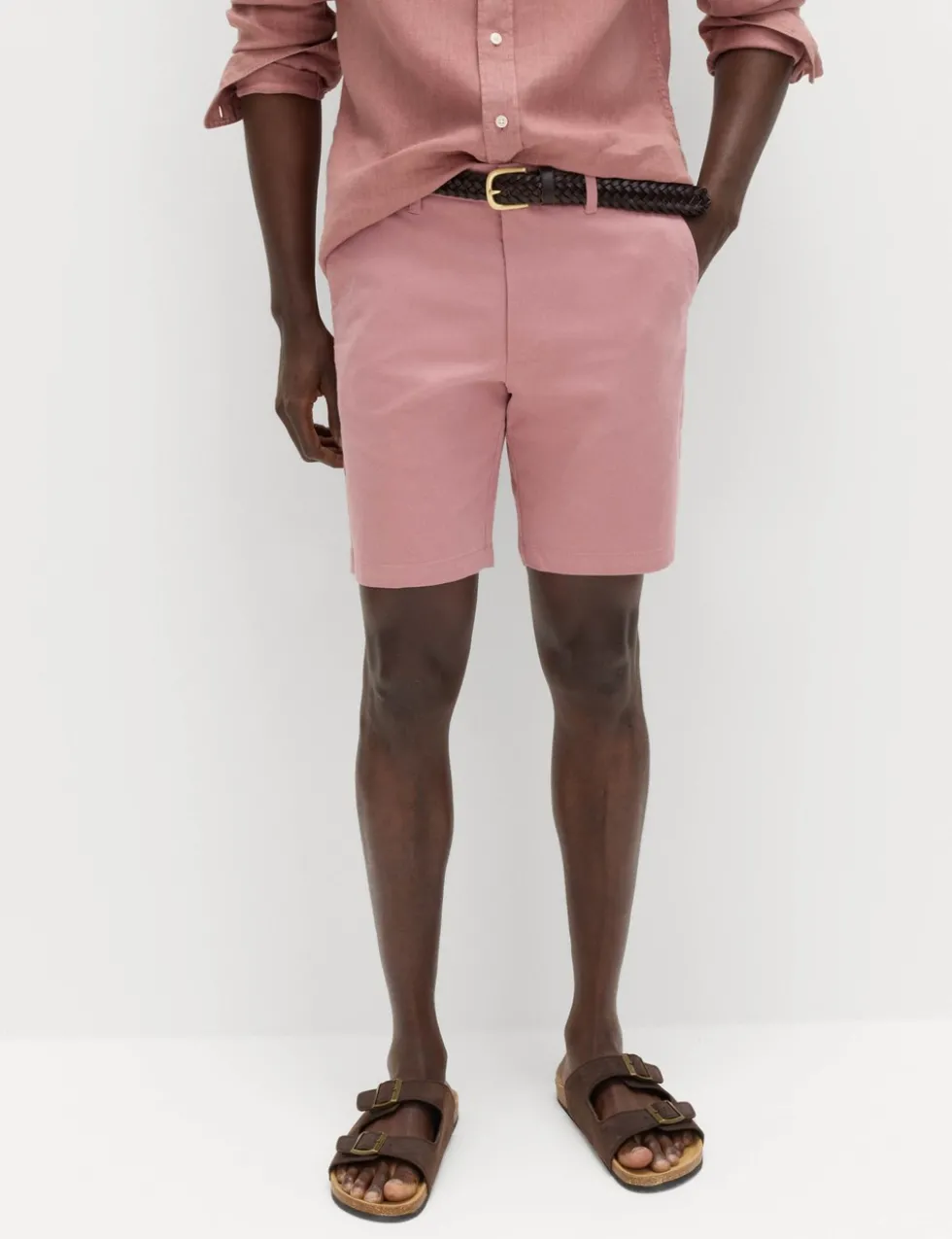 Slim Fit Stretch Chino Shorts