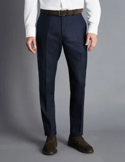 Slim Fit Super 120s Wool Suit Trousers