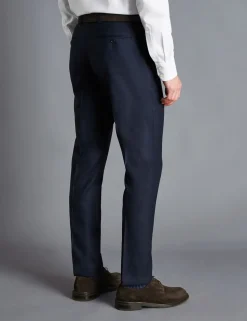 Slim Fit Super 120s Wool Suit Trousers