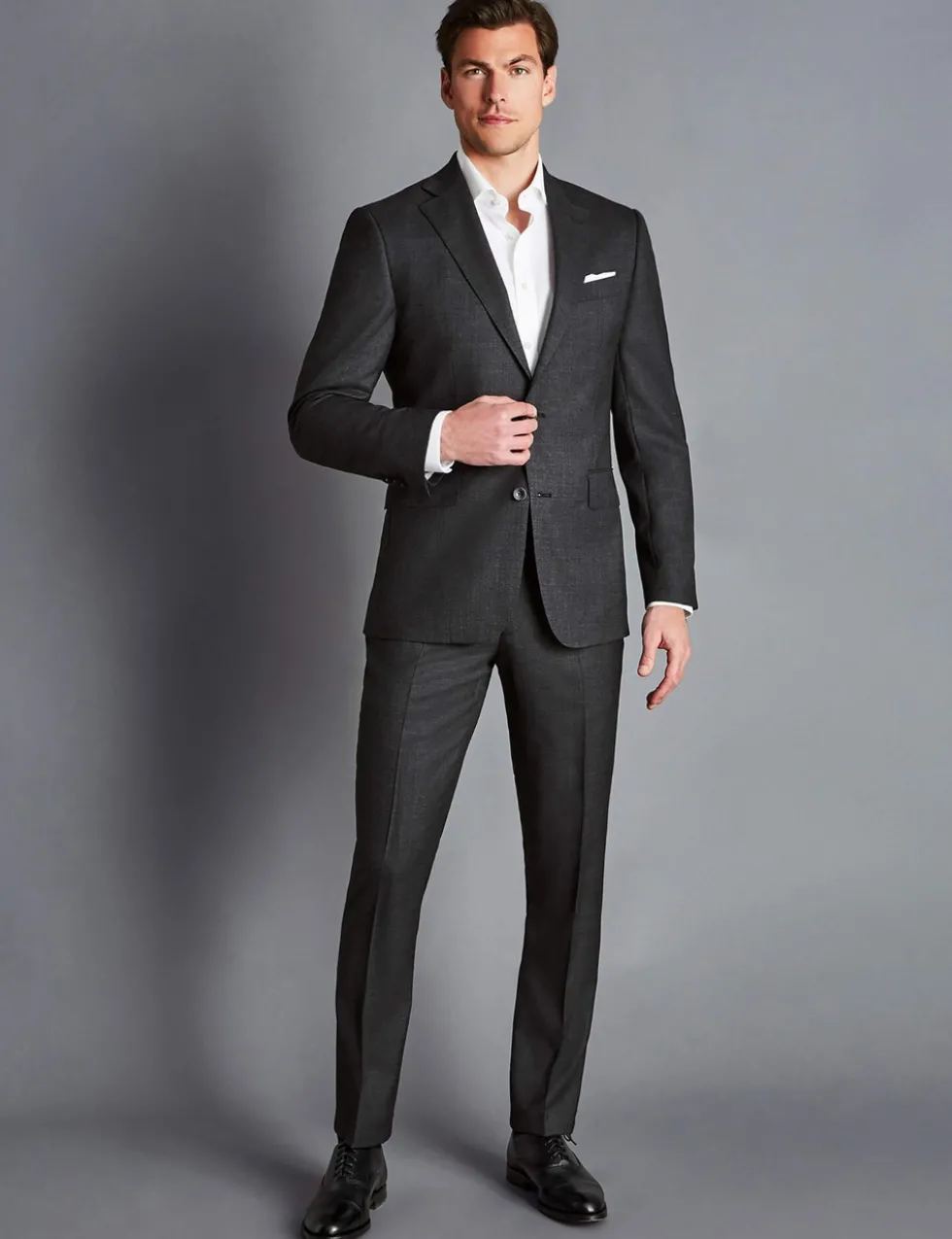 Slim Fit Super 120s Wool Suit Jacket
