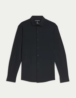 Slim Fit Super Stretch Printed Shirt