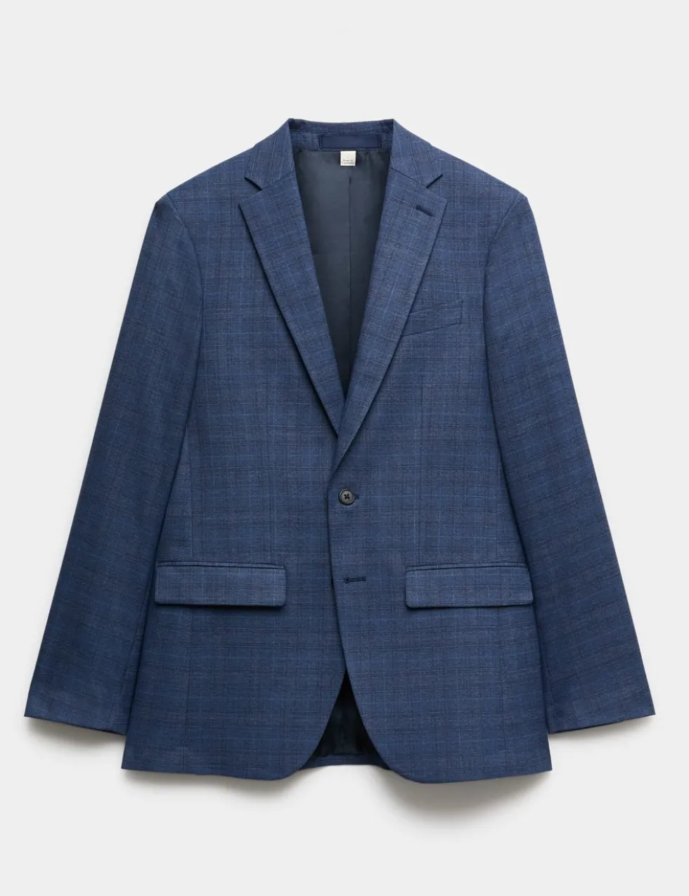 Slim Fit Textured Check Jacket