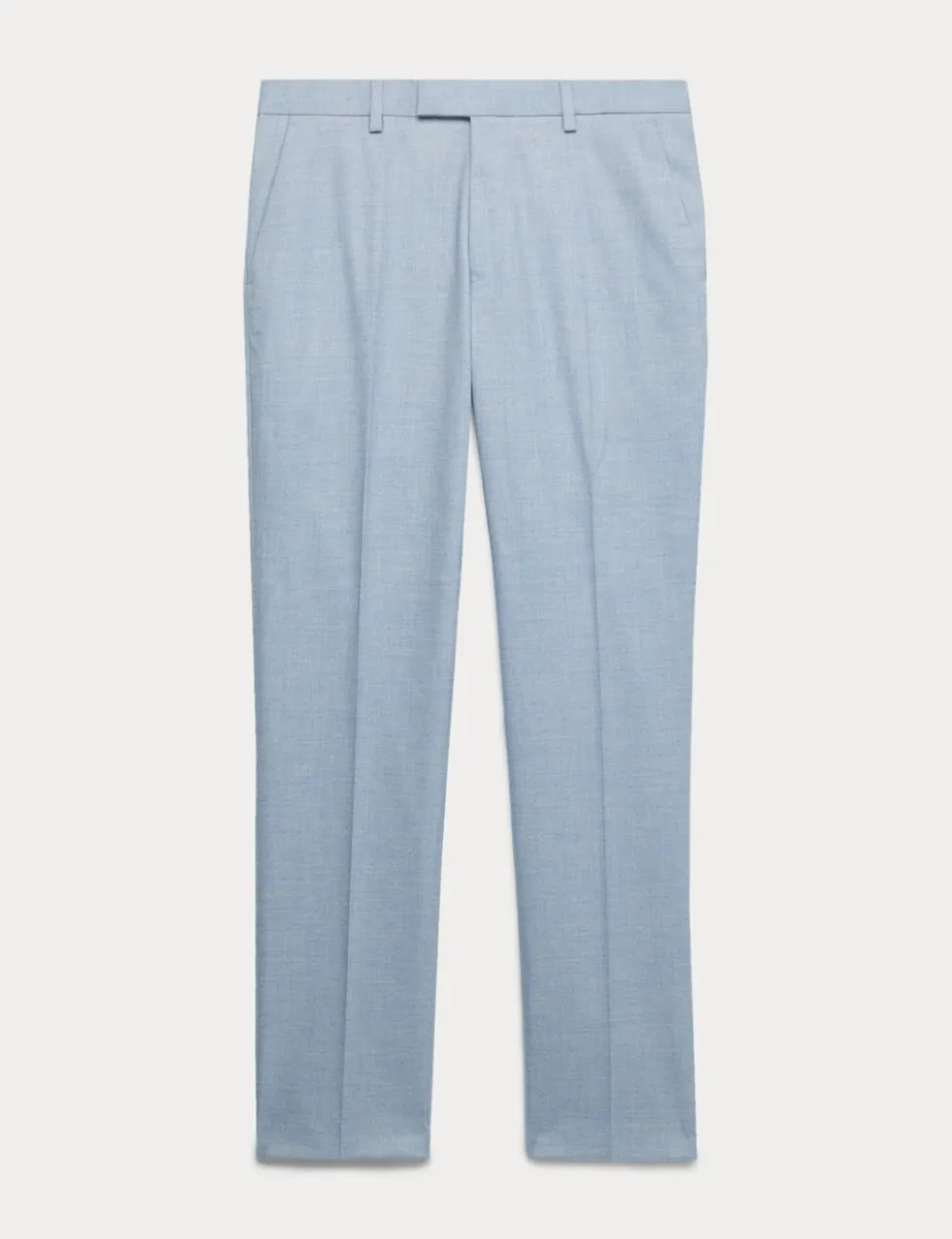 Slim Fit Textured Stretch Trousers
