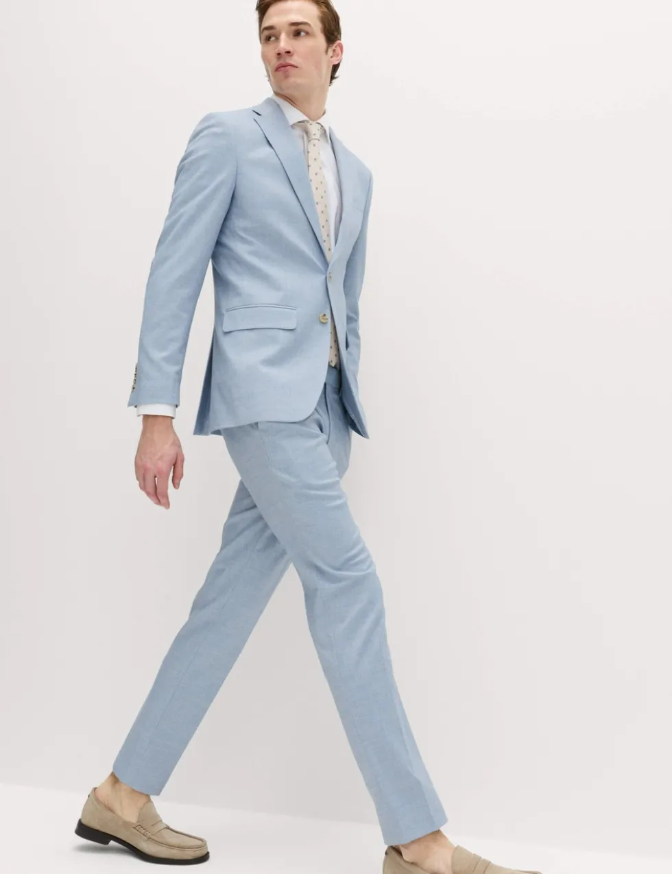 Slim Fit Textured Stretch Suit Jacket