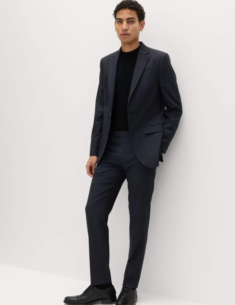 Slim Fit Textured Stretch Jacket