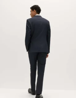 Slim Fit Textured Stretch Jacket