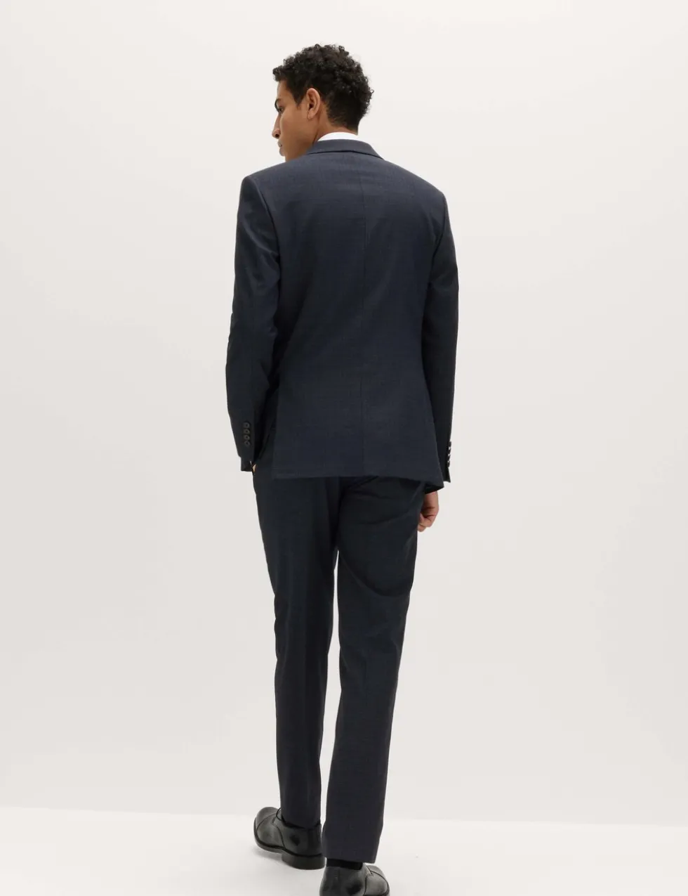 Slim Fit Textured Stretch Jacket