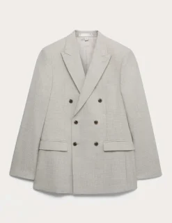 Slim Fit Textured Twill Stretch Suit Jacket