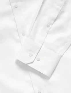 Slim Fit Ultimate Non Iron Pure Cotton Textured Shirt