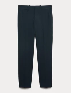 Slim Fit Wool Blend Performance Trousers
