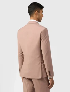 Slim Fit Wool Blend Single Breasted Suit Jacket