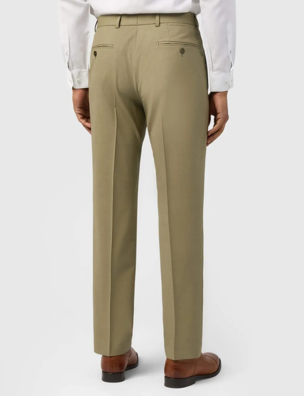 Slim Fit Wool Blend Suit Trousers