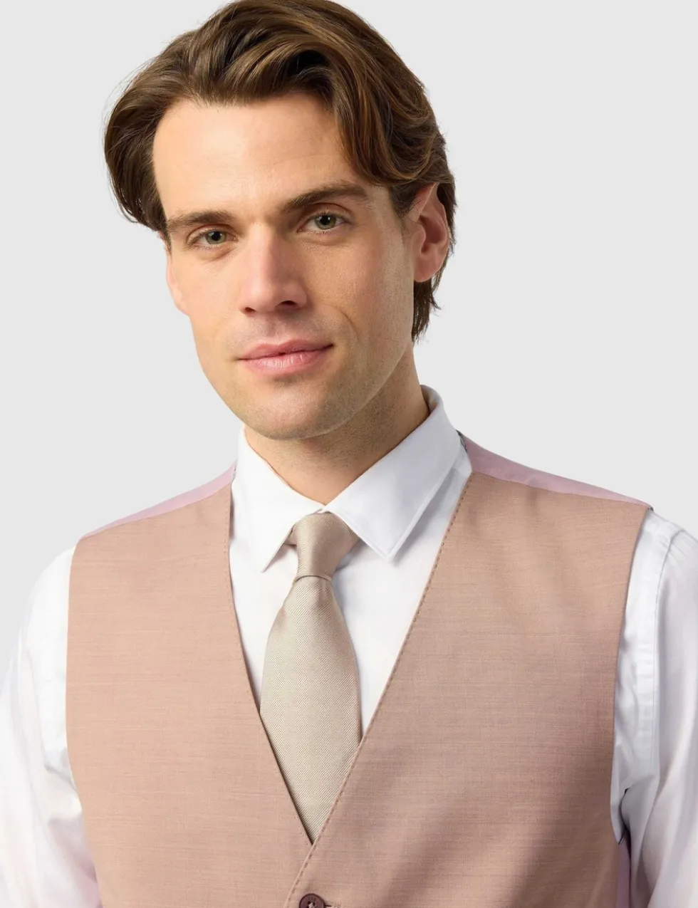 Slim Fit Wool Blend Waistcoat
