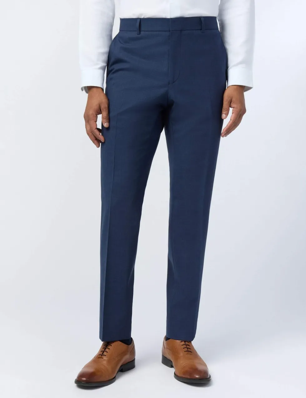 Slim Fit Wool Rich Check Suit Trousers