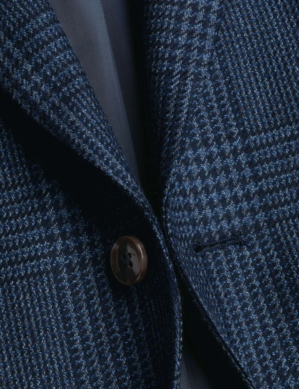 Slim Fit Wool Rich Check Suit Jacket
