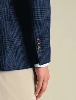 Slim Fit Wool Rich Check Suit Jacket