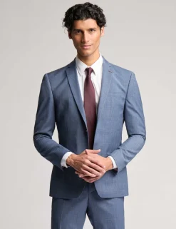 Slim Fit Wool Rich Check Suit Jacket