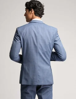 Slim Fit Wool Rich Check Suit Jacket