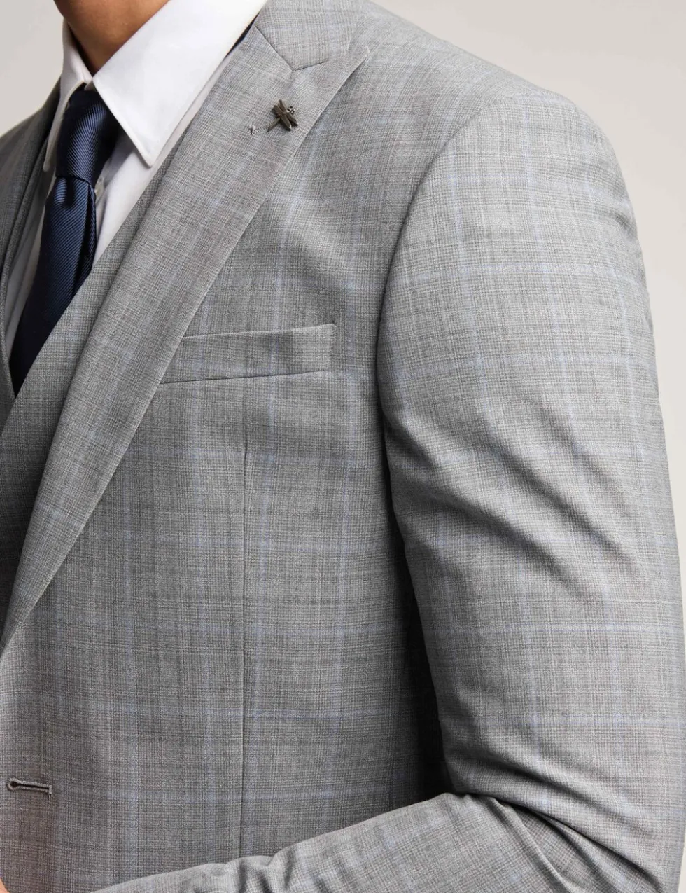 Slim Fit Wool Rich Check Suit Jacket