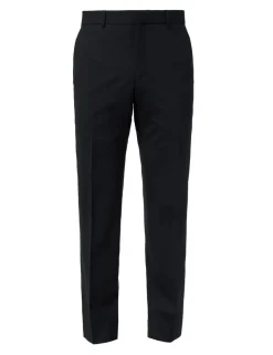 Slim Fit Wool Rich Flat Front Performance Trousers