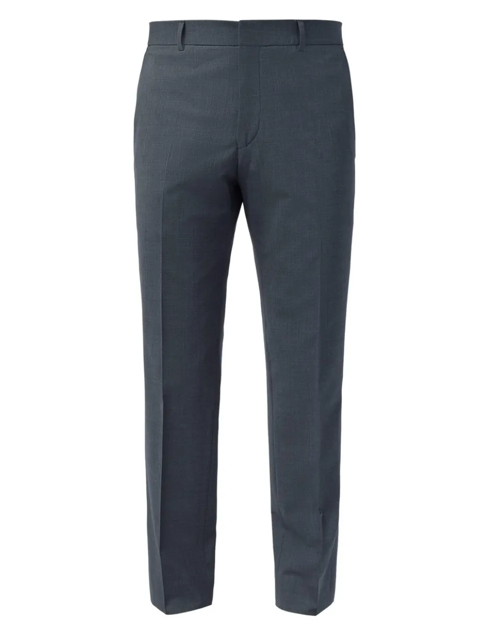 Slim Fit Wool Rich Flat Front Performance Trousers