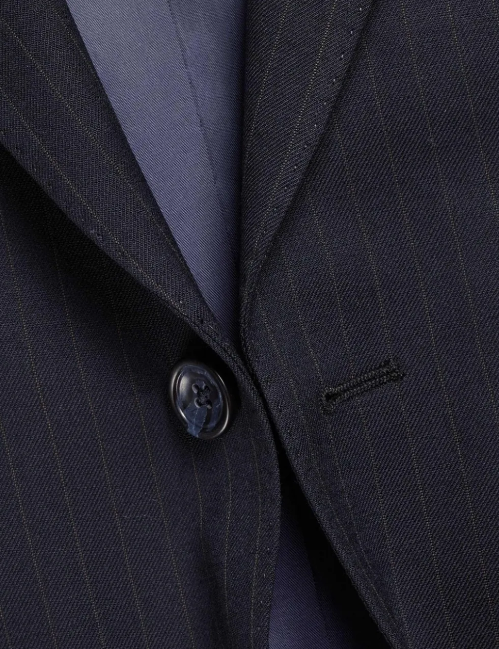 Slim Fit Wool Rich Pinstripe Suit Jacket