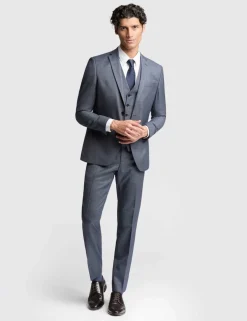 Slim Fit Wool Rich Puppytooth Suit Jacket