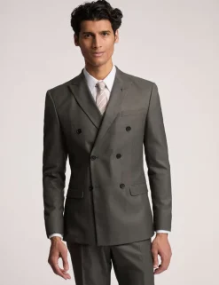 Slim Fit Wool Rich Twill Suit Jacket