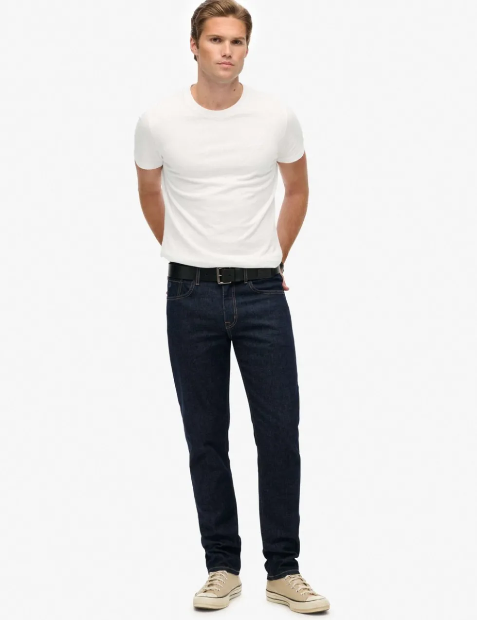 Slim Straight Fit 5 Pocket Jeans