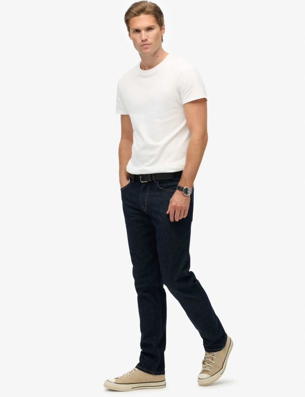 Slim Straight Fit 5 Pocket Jeans