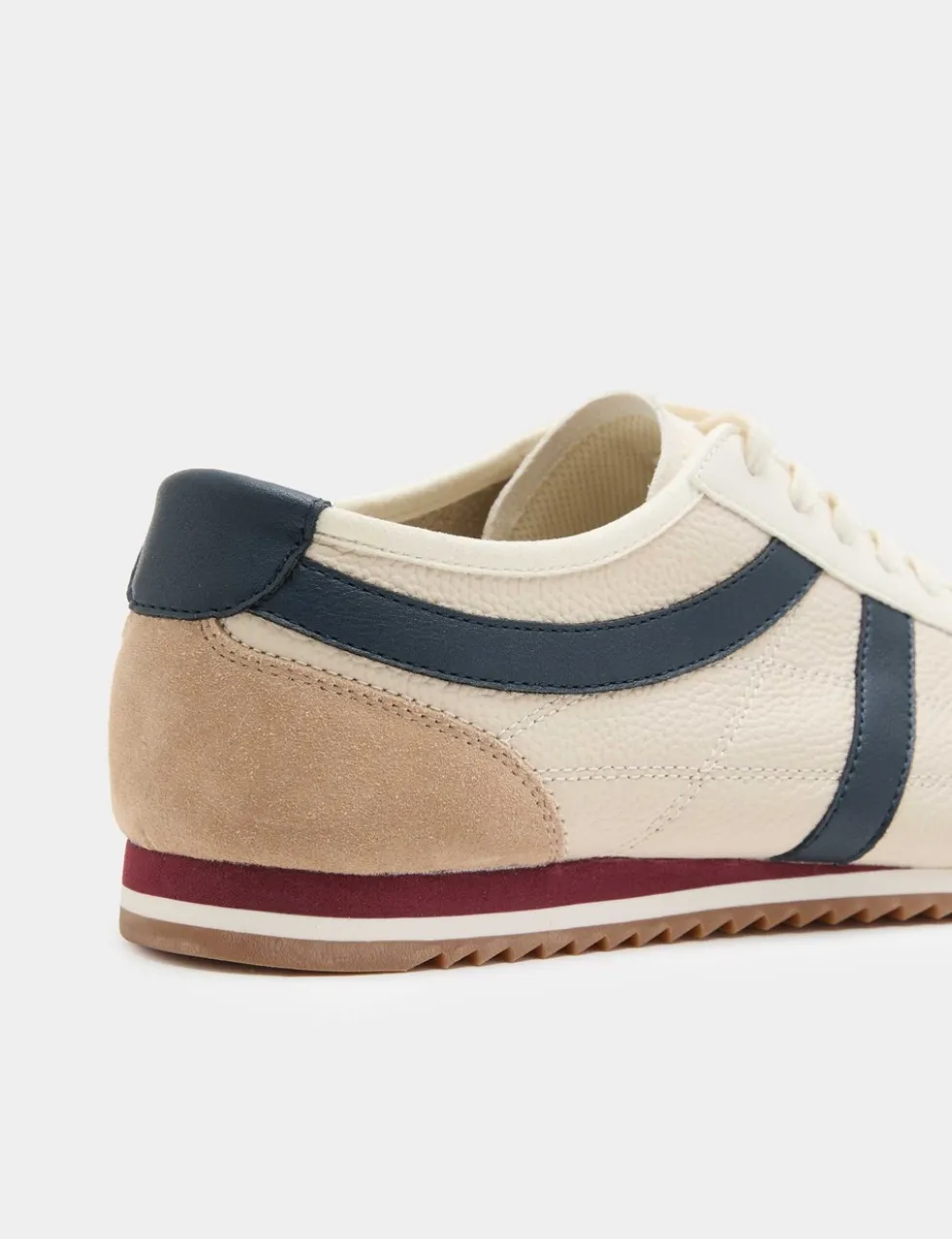 Slimline Leather Trainers