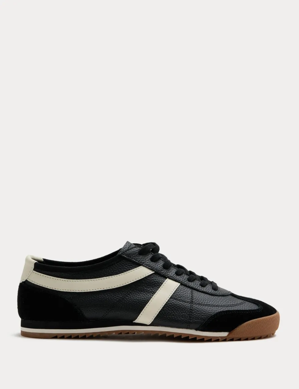 Slimline Leather Trainers