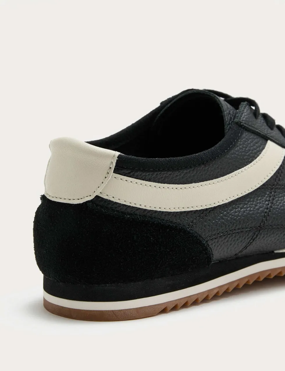 Slimline Leather Trainers