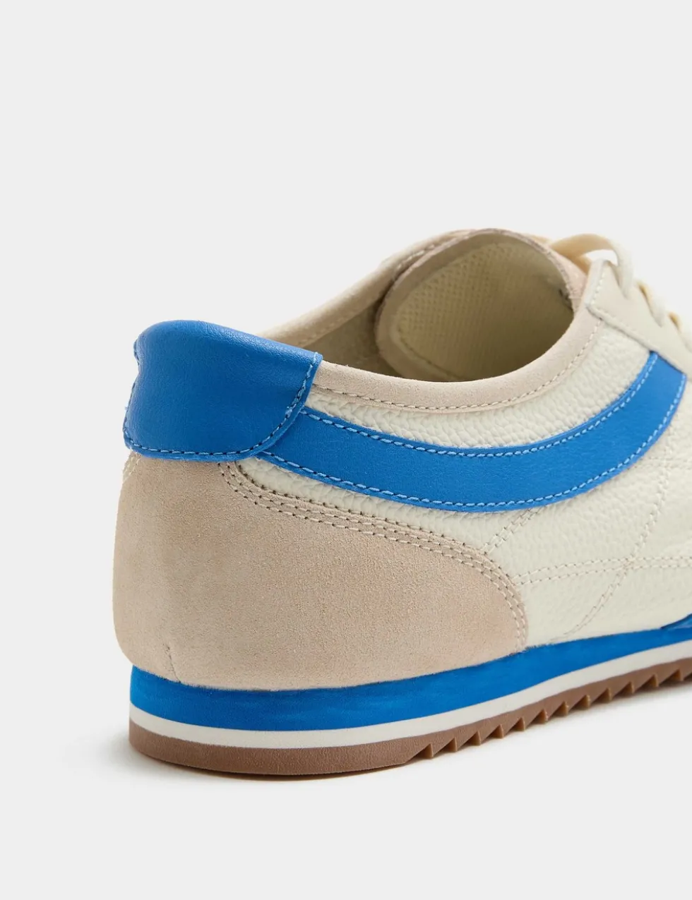 Slimline Leather Trainers