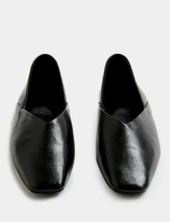 Slip On Flat Chisel Toe Ballet Pumps