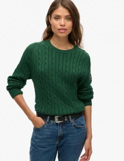 Slouchy Cable Knit Jumper