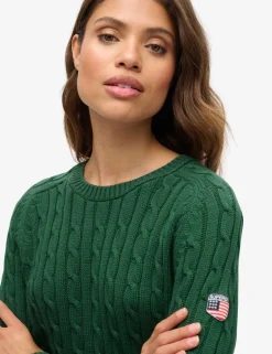 Slouchy Cable Knit Jumper