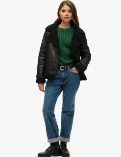Slouchy Cable Knit Jumper