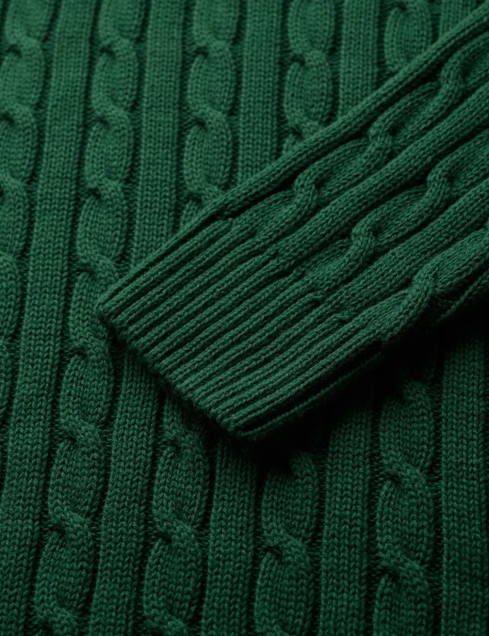 Slouchy Cable Knit Jumper