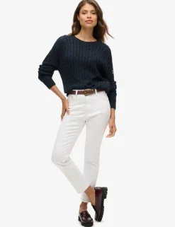 Slouchy Cable Knit Jumper