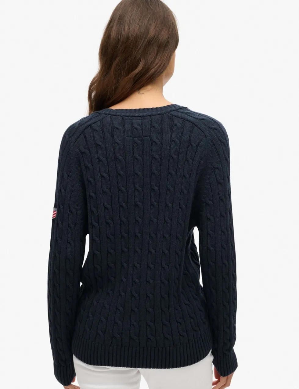 Slouchy Cable Knit Jumper