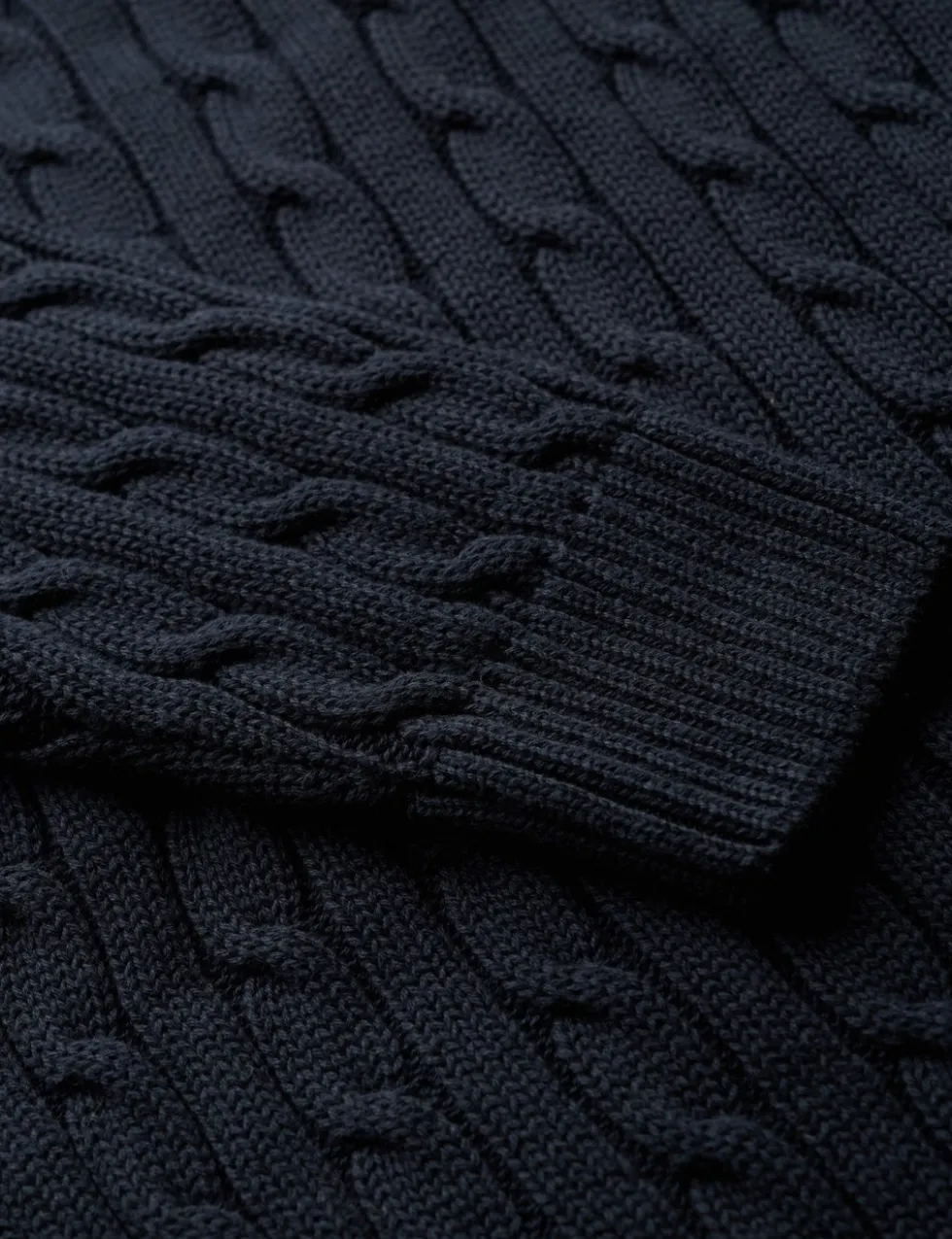 Slouchy Cable Knit Jumper