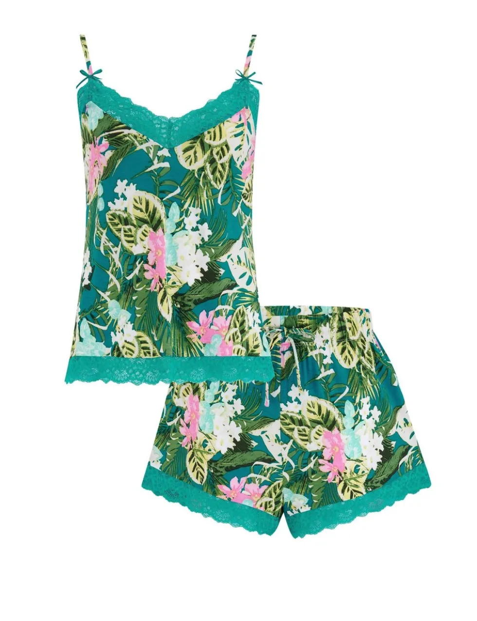 Sofa Loves Lace Jersey Cami and Short PJ Set