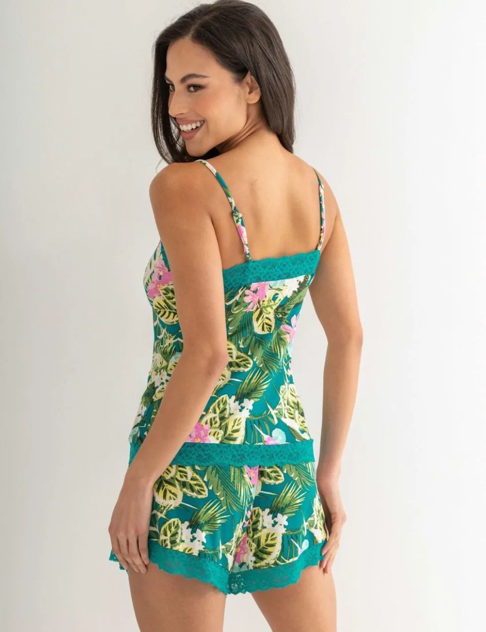 Sofa Loves Lace Jersey Cami and Short PJ Set