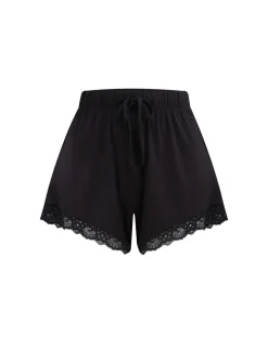 Sofa Loves Lace Trim Pyjama Shorts