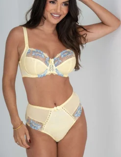 Sofia Embroidered Wired Side Support Bra (D-J)